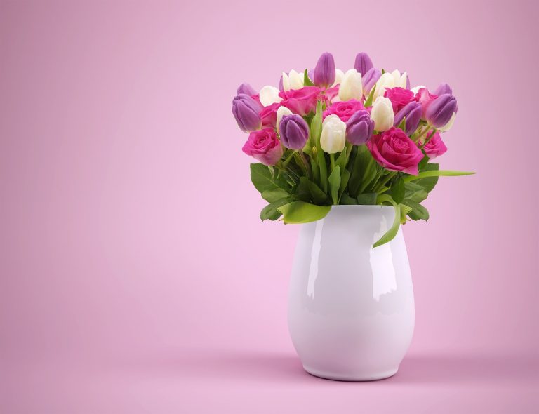 Bouquet, vase, flowers — Comprehensive Evap Cooler Service in Peoria, AZ