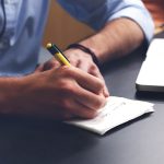 Man, write, plan — Linen services providing fresh, clean, and well-maintained supplies for businesses and events